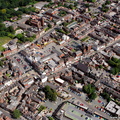 Leek  Staffordshire  from the air