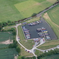 Kings Orchard Marina Lichfield Staffordshire  aerial photograph