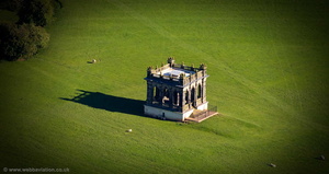 Lord Harrowby's Folly Sandon Hall Staffordshire  aerial photograph