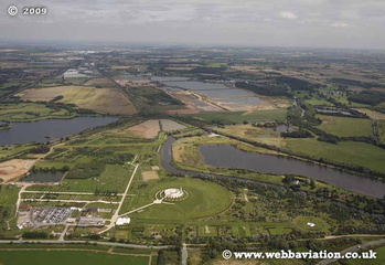 National Memorial Arboretum Staffordshire aerial photograph 