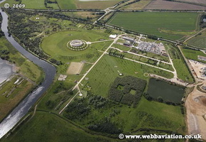National Memorial Arboretum Staffordshire aerial photograph 