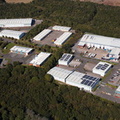 High Carr Business Park Newcastle-Under-Lyme  Staffordshire  from the air 