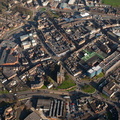 Newcastle-under-Lyme from the air
