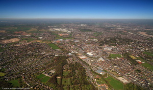 Newcastle-under-Lyme aerial photographs  