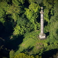 Pitt's Column, Sandon Park aerial photograph