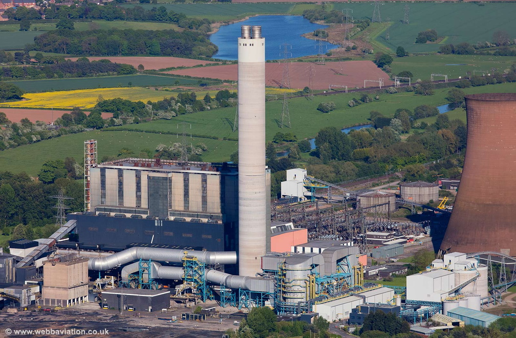 Rugeley Power Station aerial photograph
