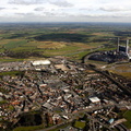 Rugeley & Rugeley Power Station from the air