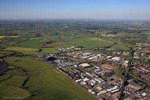  St. Albans Road Industrial Estate, Stafford  from the air