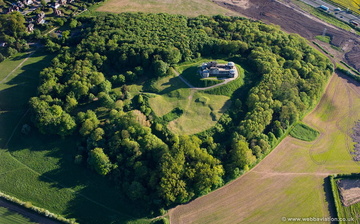 Stafford Castle aerial photograph