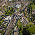 Stafford Station aerial photograph