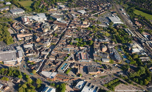 Stafford UK aerial photograph