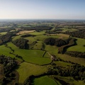 Staffordshire Shropshire border from the air