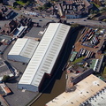 Distribution Centre Steelite International Station Street Stoke-on-Trent from the air 
