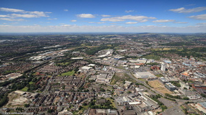 Stoke-on-Trent from the air