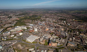 Hanley, Stoke-on-Trent   from the air 
