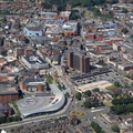  Hanley town centre Stoke-on-Trent from the air