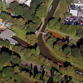  Poole Lock aqueduct  from the air 