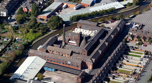 Middleport Pottery, Stoke-on-Trent from the air 