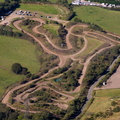  Peacocks Hey Motocross track  Stoke-on-Trent  from the air 