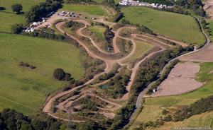  Peacocks Hey Motocross track  Stoke-on-Trent  from the air 