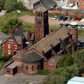 St Josephs Church Burslem  Stoke-on-Trent from the air