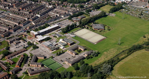Staffordshire University Stoke-on-Trent   from the air