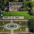 Site of Trentham Hall, Trentham Gardens Stoke on Trent from the air