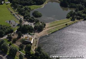 Westport Lake Stoke-on-Trent Staffordshire aerial photograph 