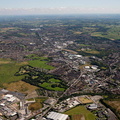 Fenton and Longton  Stoke on Trent from the air