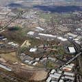 Stoke-on-Trent Staffordshire aerial photograph 