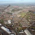 Etruria Stoke-on-Trent Staffordshire aerial photograph 