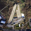 Stoke Ski Centre Stoke-on-Trent Staffordshire aerial photograph 