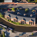 New Canalside Apartments, Stone, Staffordshire aerial photograph