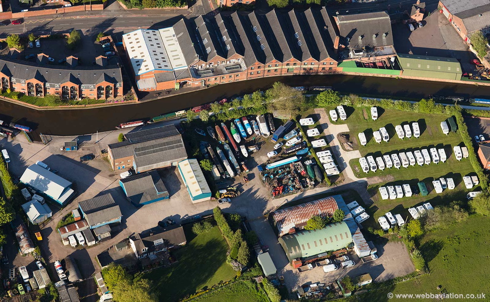 Stone Boat Building Chandlery aerial photograph