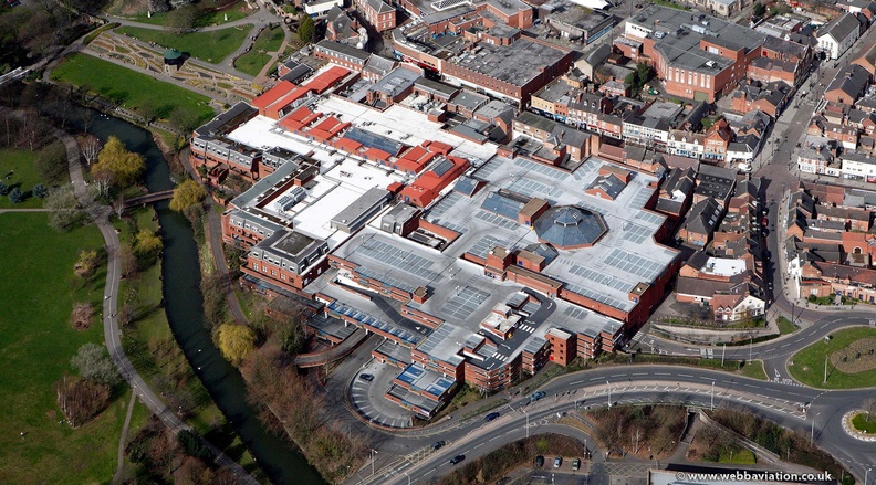 Ankerside Shopping Centre from the air