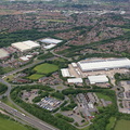  Junction 10 M42 motorway services  at  Tamworth  aerial photograph