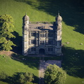 Tixall Gatehouse aerial photograph