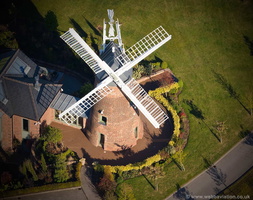Upper Longdon Windmill Staffordshire aerial photograph