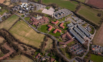 Yarnfield Park Training & Conference Centre Staffordshire  from the air