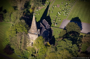 St. Andrew's Church Weston aerial photograph