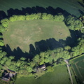 Berry Ring hillfort from the air