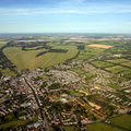 Newmarket, Suffolk from the air