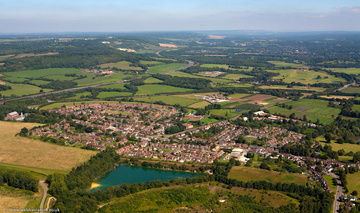 Godstone Surrey  from the air