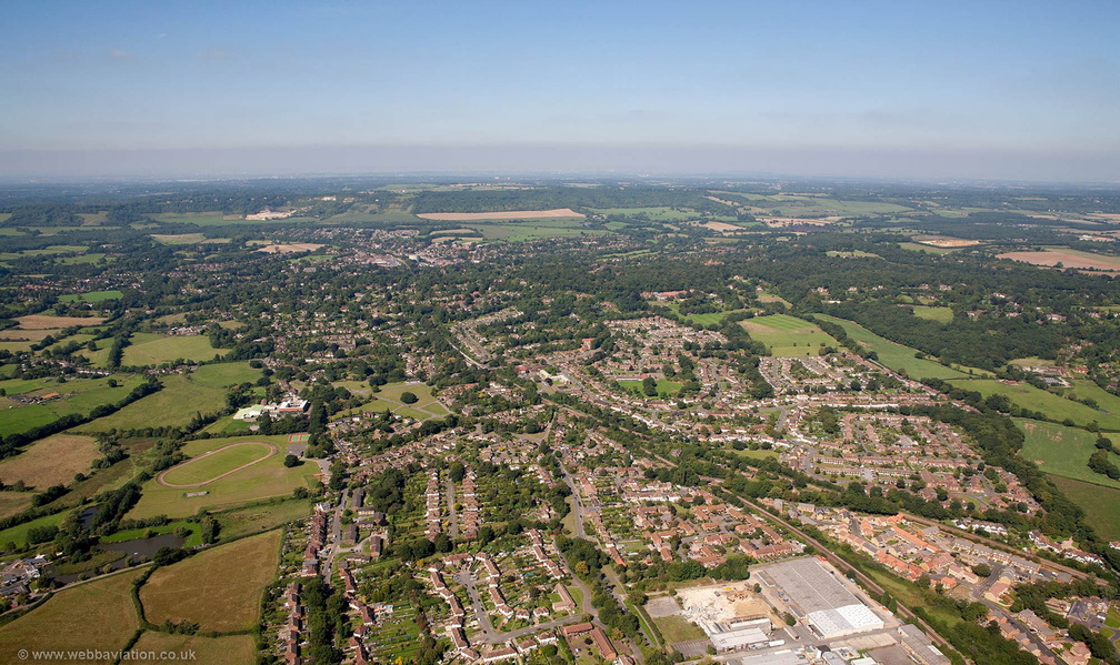 Oxtead Surrey from the air