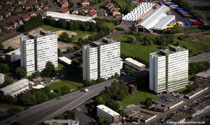 Chandless Estate  Gateshead from the air
