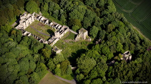 Ravensworth Castle Tyne and Wear  aerial photograph