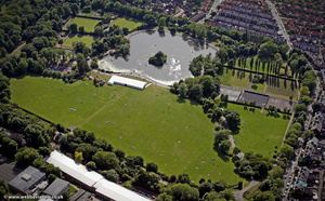 Saltwell Park Gateshead from the air