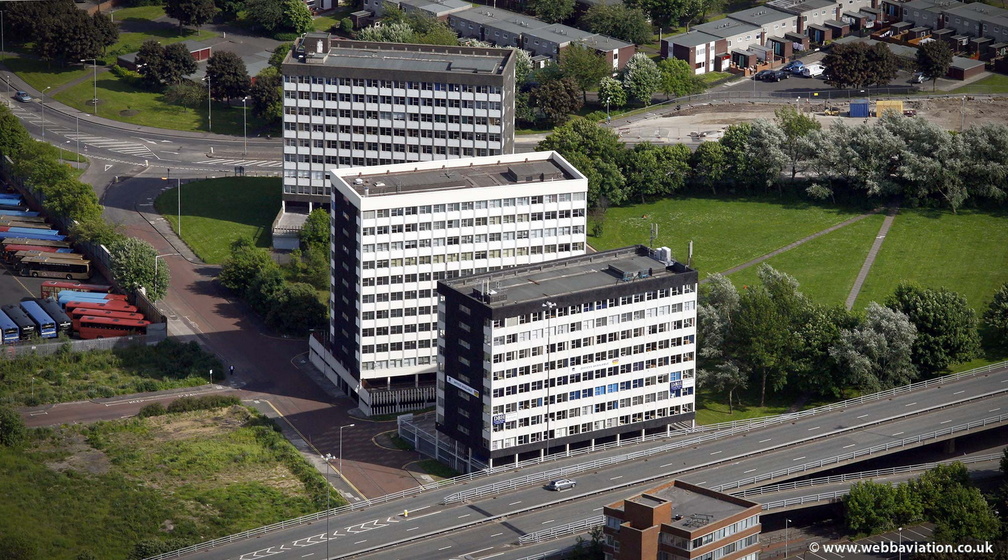 Tynegate Office Precinct   Gateshead from the air