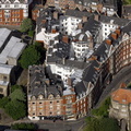 Amen Corner and Milburn House Newcastle from the air