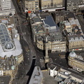  Newcastle city centre around Blackett Street and Grey's Memorial aerial photo 